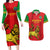 Custom Ethiopia Football Couples Matching Long Sleeve Bodycon Dress and Hawaiian Shirt 2024 Go Champions Walia Ibex - Wonder Print Shop