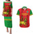 Custom Ethiopia Football Couples Matching Puletasi and Hawaiian Shirt 2024 Go Champions Walia Ibex