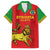 Custom Ethiopia Football Family Matching Puletasi and Hawaiian Shirt 2024 Go Champions Walia Ibex