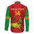 Custom Ethiopia Football Family Matching Puletasi and Hawaiian Shirt 2024 Go Champions Walia Ibex