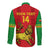 Custom Ethiopia Football Long Sleeve Button Shirt 2024 Go Champions Walia Ibex