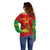 Custom Ethiopia Football Off Shoulder Sweater 2024 Go Champions Walia Ibex