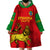 Custom Ethiopia Football Wearable Blanket Hoodie 2024 Go Champions Walia Ibex