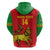 Custom Ethiopia Football Zip Hoodie 2024 Go Champions Walia Ibex - Wonder Print Shop