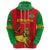 Custom Ethiopia Football Zip Hoodie 2024 Go Champions Walia Ibex - Wonder Print Shop