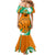 Custom Ivory Coast Football Mermaid Dress 2024 Go Champions Les Elephants - Wonder Print Shop