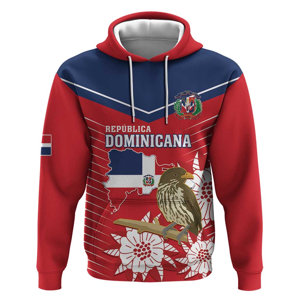 Personalized Dominican Republic Independence Day Hoodie Palmchat With Map