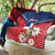 Personalized Dominican Republic Independence Day Quilt Palmchat With Map