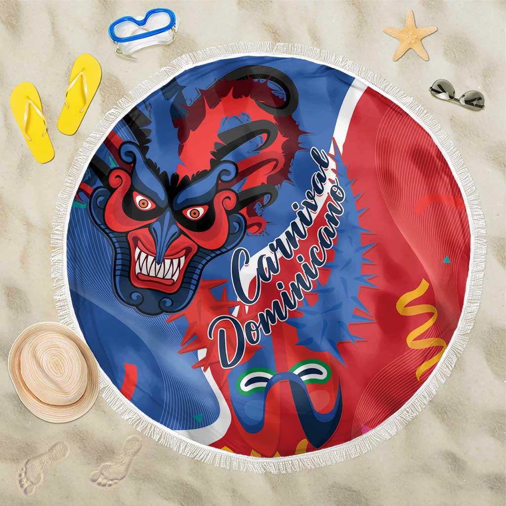 Carnival Dominicano Beach Blanket Dominican Republic Diablos Cojuelos Mask