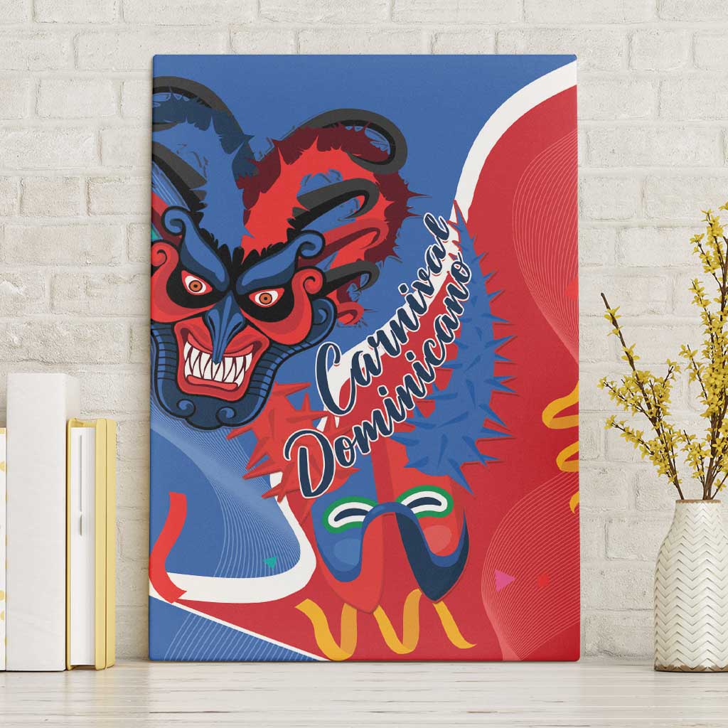 Carnival Dominicano Canvas Wall Art Dominican Republic Diablos Cojuelos Mask