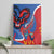 Carnival Dominicano Canvas Wall Art Dominican Republic Diablos Cojuelos Mask