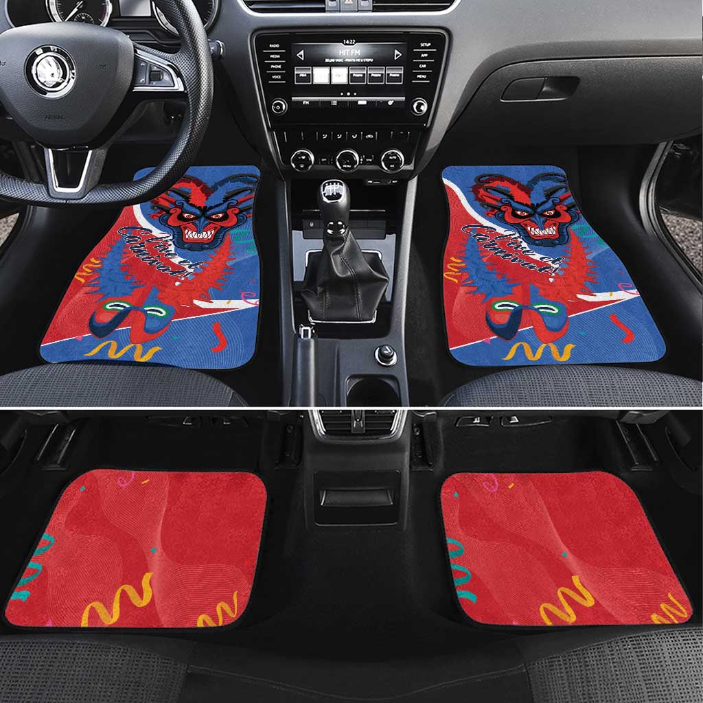 Carnival Dominicano Car Mats Dominican Republic Diablos Cojuelos Mask