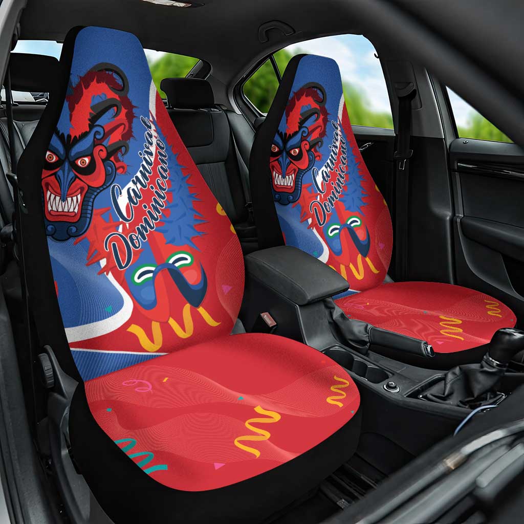 Carnival Dominicano Car Seat Cover Dominican Republic Diablos Cojuelos Mask