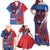 Carnival Dominicano Family Matching Off Shoulder Maxi Dress and Hawaiian Shirt Dominican Republic Diablos Cojuelos Mask