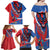 Carnival Dominicano Family Matching Off Shoulder Maxi Dress and Hawaiian Shirt Dominican Republic Diablos Cojuelos Mask