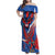 Carnival Dominicano Family Matching Off Shoulder Maxi Dress and Hawaiian Shirt Dominican Republic Diablos Cojuelos Mask