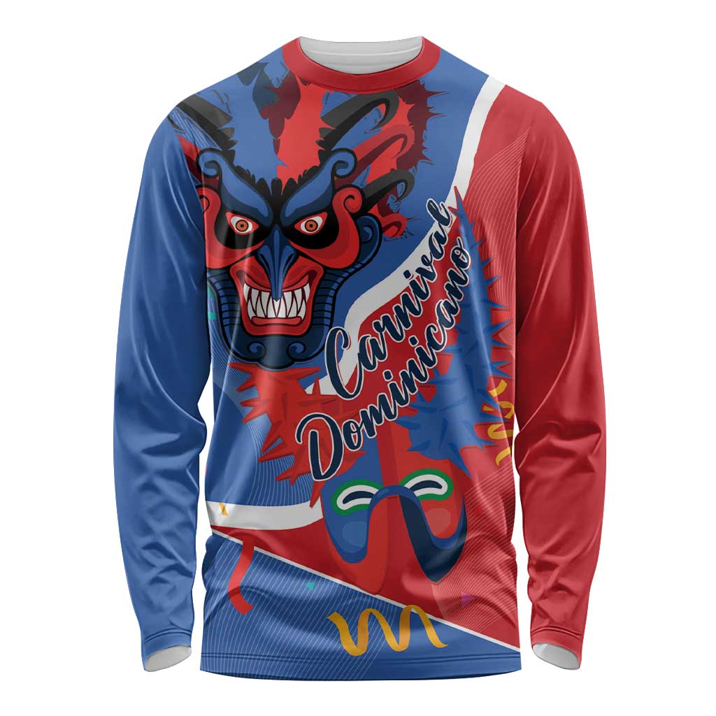 Carnival Dominicano Long Sleeve Shirt Dominican Republic Diablos Cojuelos Mask