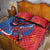 Carnival Dominicano Quilt Bed Set Dominican Republic Diablos Cojuelos Mask