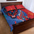 Carnival Dominicano Quilt Bed Set Dominican Republic Diablos Cojuelos Mask