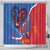 Carnival Dominicano Shower Curtain Dominican Republic Diablos Cojuelos Mask