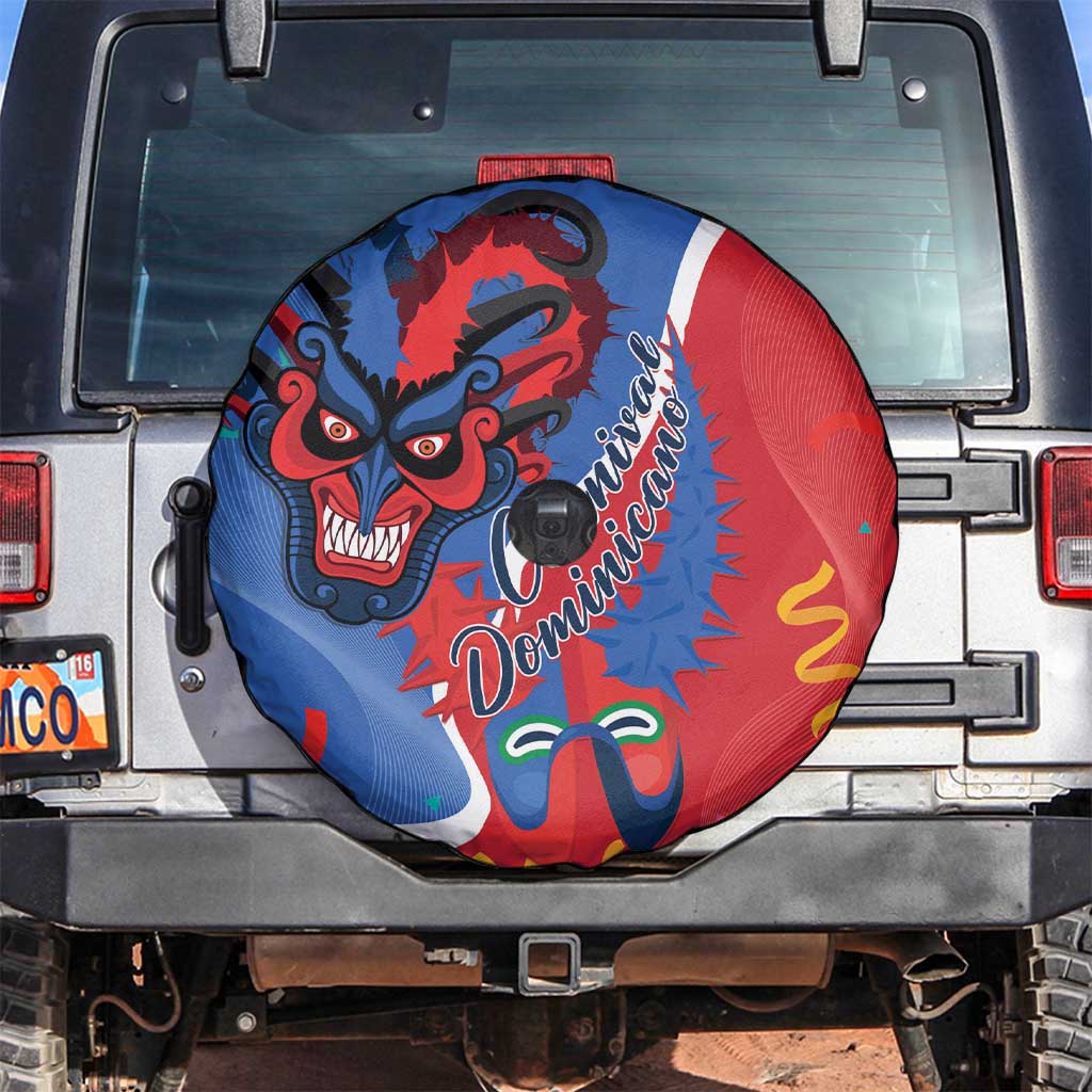 Carnival Dominicano Spare Tire Cover Dominican Republic Diablos Cojuelos Mask