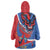 Carnival Dominicano Wearable Blanket Hoodie Dominican Republic Diablos Cojuelos Mask - Wonder Print Shop