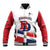 Custom Dominican Republic 2025 Baseball Baseball Jacket Go Champions Flag Style