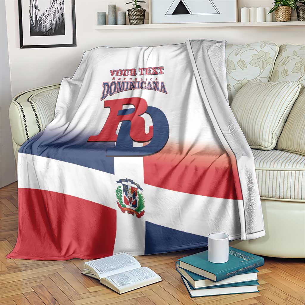 Custom Dominican Republic 2025 Baseball Blanket Go Champions Flag Style