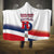 Custom Dominican Republic 2025 Baseball Hooded Blanket Go Champions Flag Style