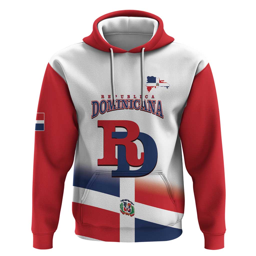 Custom Dominican Republic 2025 Baseball Hoodie Go Champions Flag Style