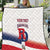 Custom Dominican Republic 2025 Baseball Quilt Go Champions Flag Style