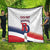 Custom Dominican Republic 2025 Baseball Quilt Go Champions Flag Style