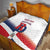 Custom Dominican Republic 2025 Baseball Quilt Go Champions Flag Style