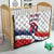 Custom Dominican Republic 2025 Baseball Quilt Go Champions Flag Style