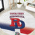 Custom Dominican Republic 2025 Baseball Round Carpet Go Champions Flag Style