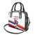 Custom Dominican Republic 2025 Baseball Shoulder Handbag Go Champions Flag Style