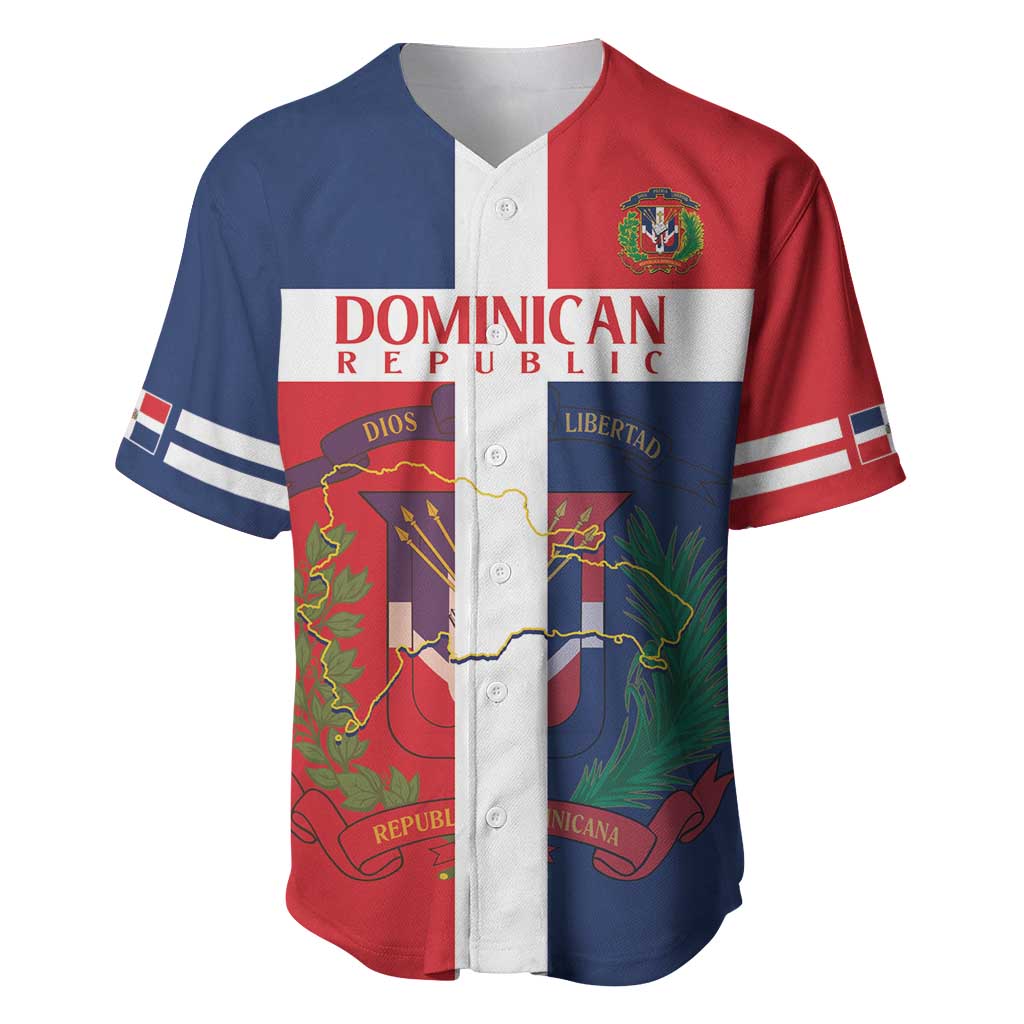 Custom Dominican Republic Football Baseball Jersey Go Champions Flag Style