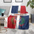 Custom Dominican Republic Football Blanket Go Champions Flag Style