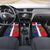 Custom Dominican Republic Football Car Mats Go Champions Flag Style