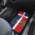 Custom Dominican Republic Football Car Mats Go Champions Flag Style