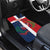 Custom Dominican Republic Football Car Mats Go Champions Flag Style