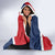 Custom Dominican Republic Football Hooded Blanket Go Champions Flag Style