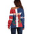 Custom Dominican Republic Football Off Shoulder Sweater Go Champions Flag Style