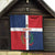 Custom Dominican Republic Football Quilt Go Champions Flag Style