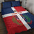 Custom Dominican Republic Football Quilt Bed Set Go Champions Flag Style