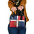 Custom Dominican Republic Football Shoulder Handbag Go Champions Flag Style