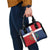 Custom Dominican Republic Football Shoulder Handbag Go Champions Flag Style