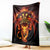 Cymru Am Byth Wales Darts Blanket Go Welsh Flame Style