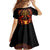 Cymru Am Byth Wales Darts Kid Short Sleeve Dress Go Welsh Flame Style