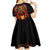 Cymru Am Byth Wales Darts Kid Short Sleeve Dress Go Welsh Flame Style